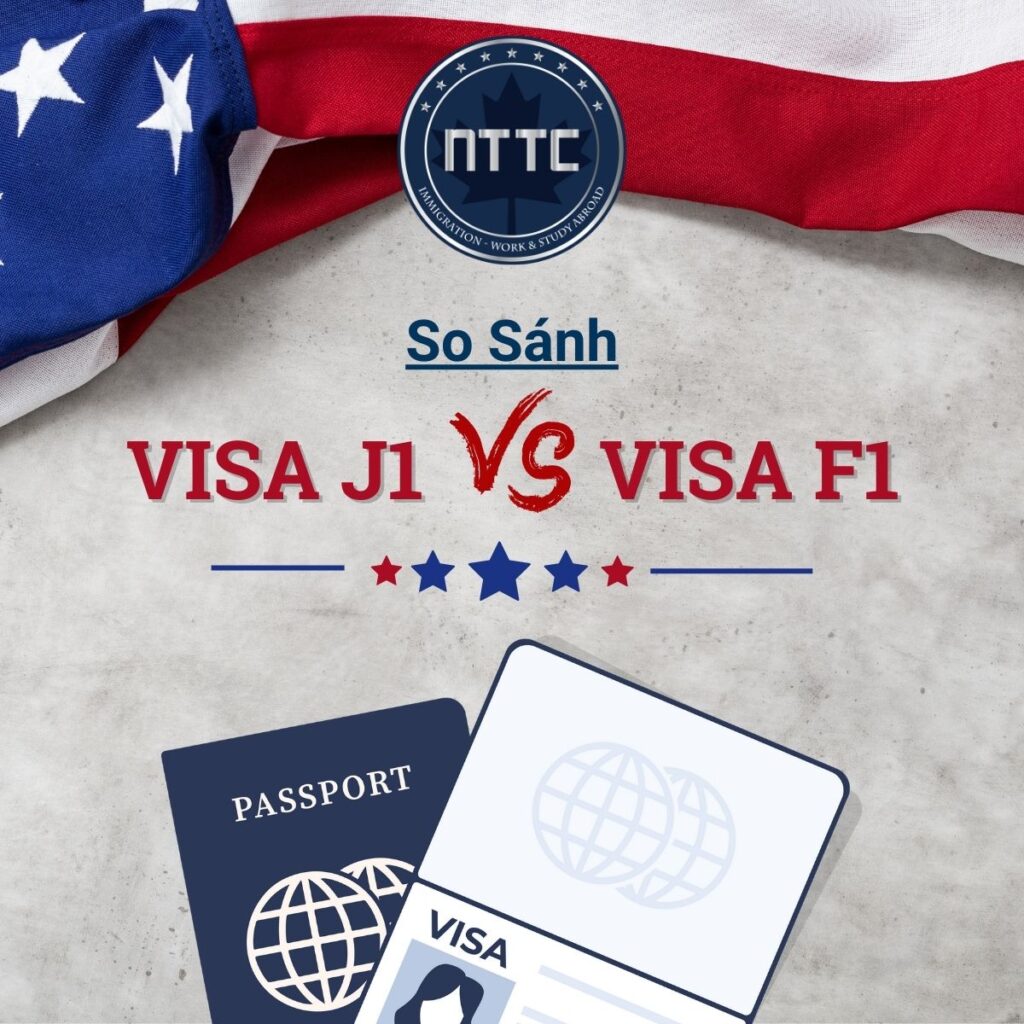 So sánh Visa J1 và Visa F1