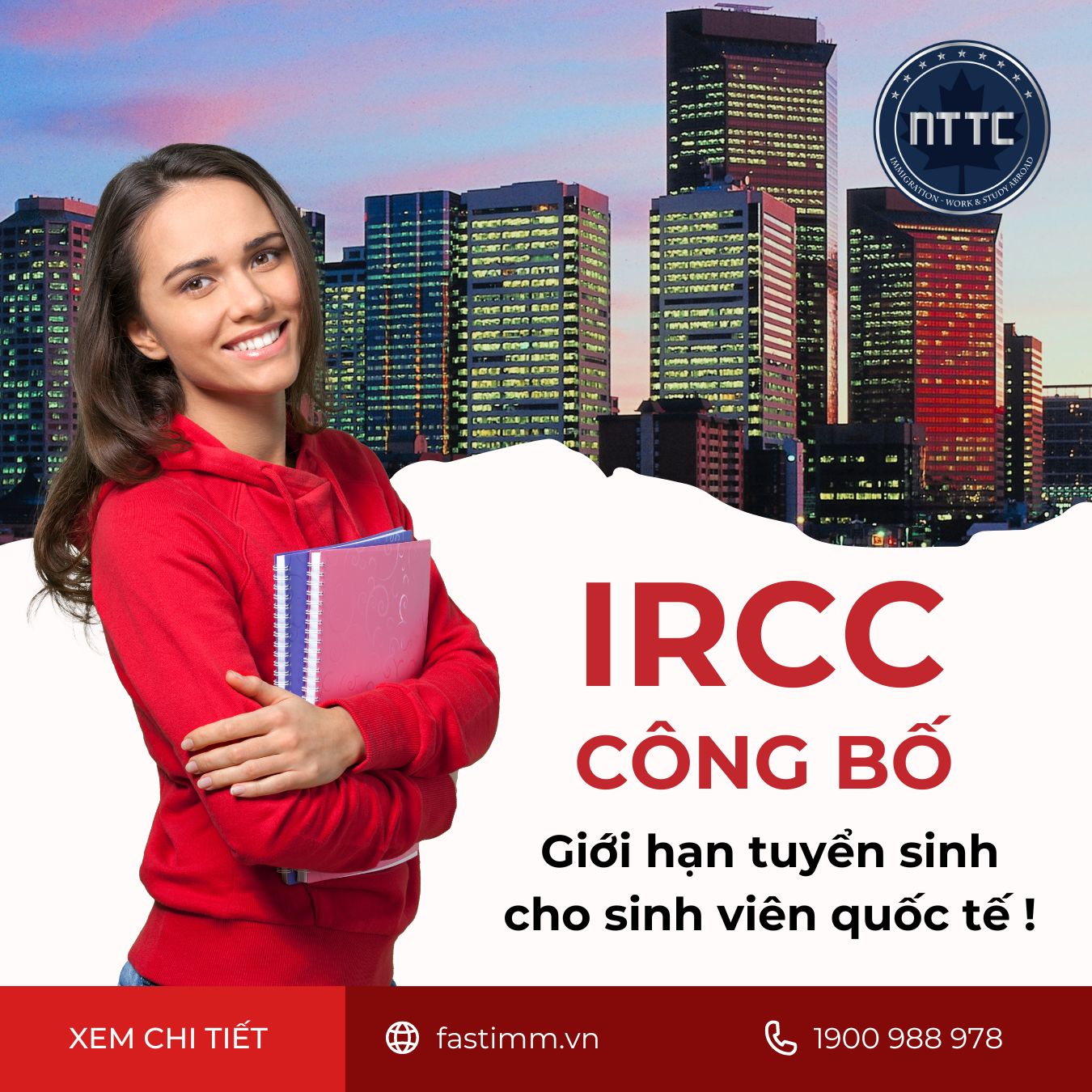 IRCC công bố giới hạn tuyển sinh cho sinh viên quốc tế !